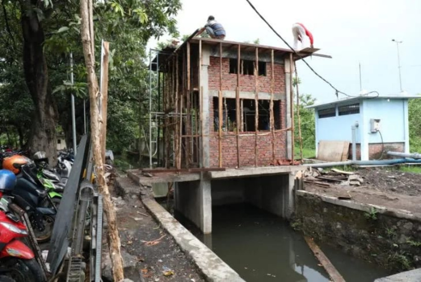 Rumah Pompa Berdaya 50 Liter per Detik Dibangun di Kampung Lebak 
