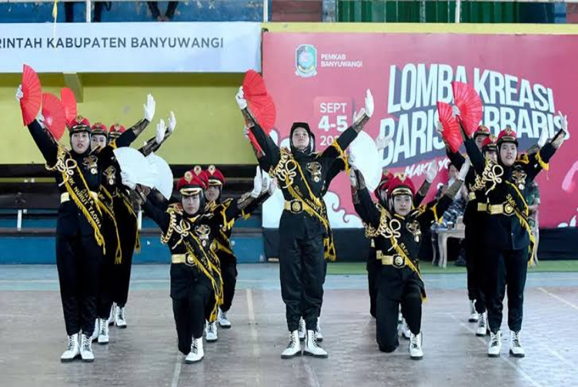 Sekolah di Banyuwangi Didorong Rutin Adakan Keterampilan Baris-Berbaris